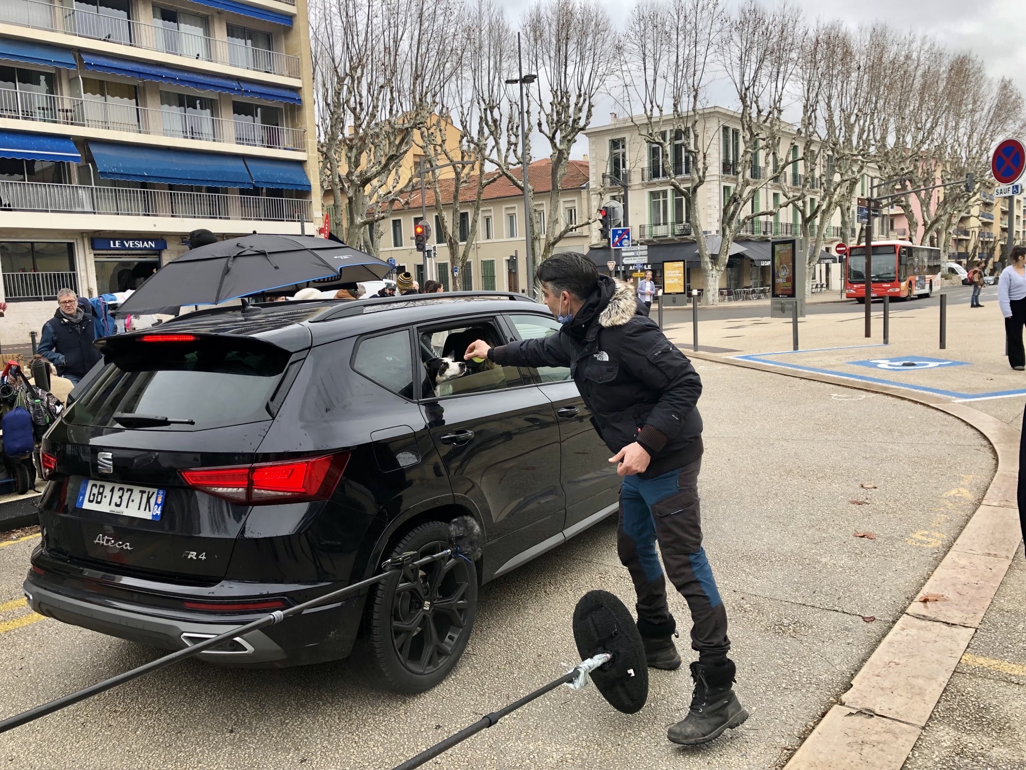 Tournage Téléfilm Dressage chien